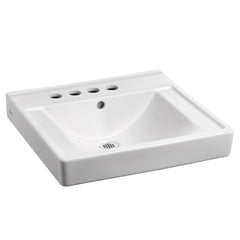 Decorum® Wall-Hung EverClean® Sink With 4-Inch Centerset and Extra Left-Hand Hole // WHITE // 63831_9024024EC020_CDNwebp.webp