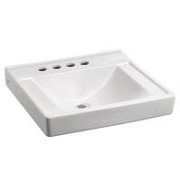 Decorum® Wall-Hung EverClean® Sink Less Overflow with 4-Inch Centerset and Extra Left-Hand Hole // WHITE // 63853_9024924EC020_CDNwebp.webp