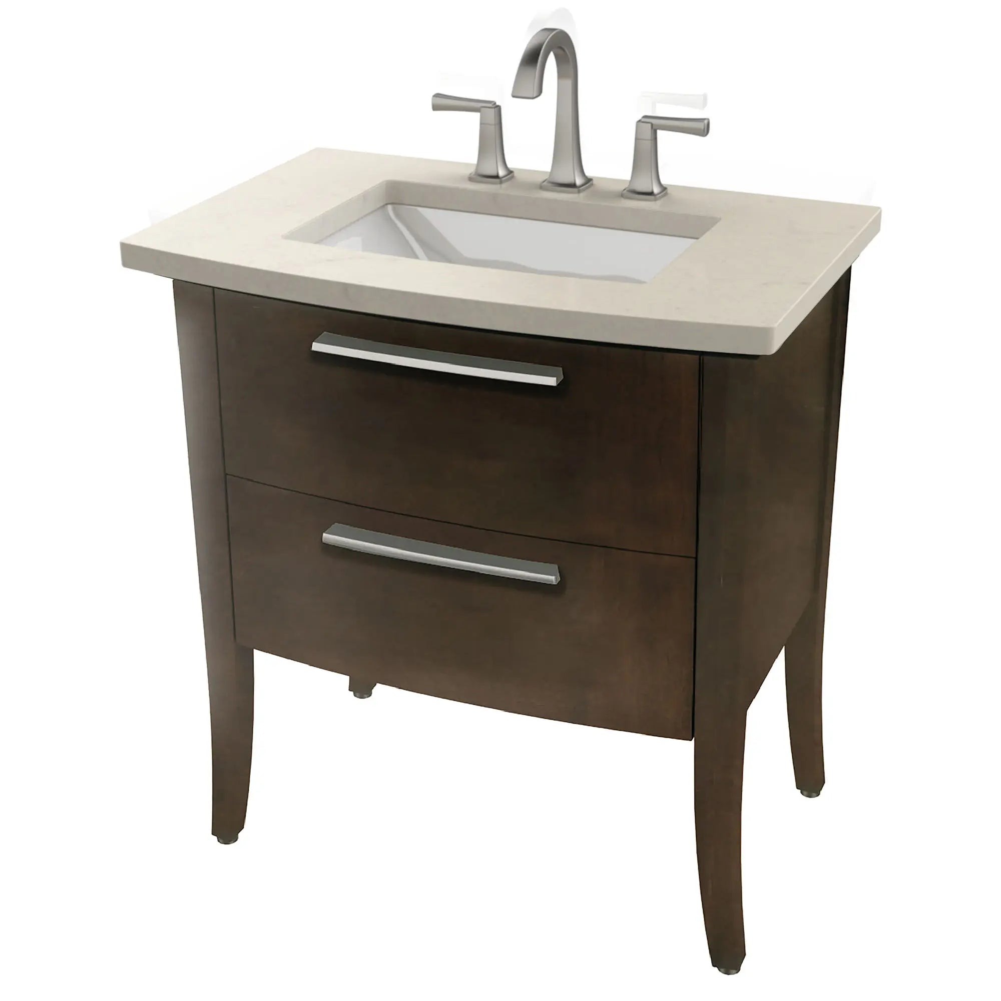 Surface en quartz avec trous centraux de 8 po (203 mm) pour robinet espacé – requise pour  les configurations de lavabo Townsend® sous  le comptoir // QUARTZ // 64030_9036030475_2_0_CDNwebp.webp