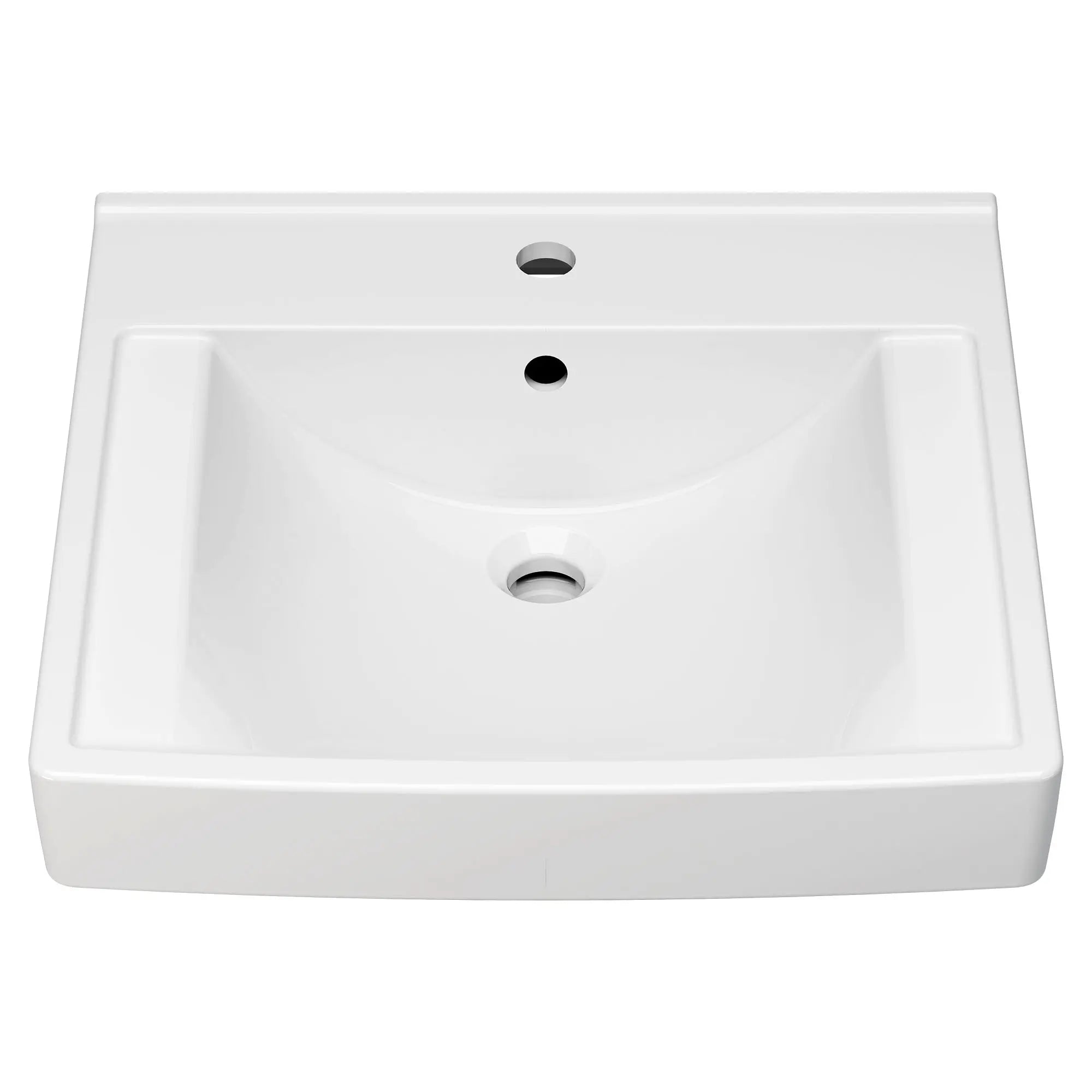 Lavabo mural Decorum® avec surface EverClean®?(21 x 20-1/4 po) - trou central uniquement  // BLANC // 64244_9134001EC020_0_CDNwebp.webp