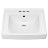[9134004EC.020] Decorum® 21 x 20-1/4-Inch (533 x 514 mm) Wall-Hung EverClean® Sink With 4-Inch Centerset - White