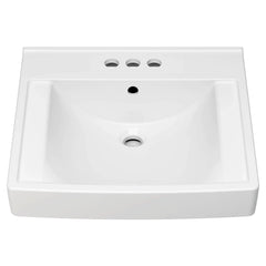 Decorum® 21 x 20-1/4-Inch (533 x 514 mm) Wall-Hung EverClean® Sink With 4-Inch Centerset // WHITE // 64247_9134004EC020_CDNwebp.webp