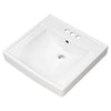 [9134004EC.020] Decorum® 21 x 20-1/4-Inch (533 x 514 mm) Wall-Hung EverClean® Sink With 4-Inch Centerset - White