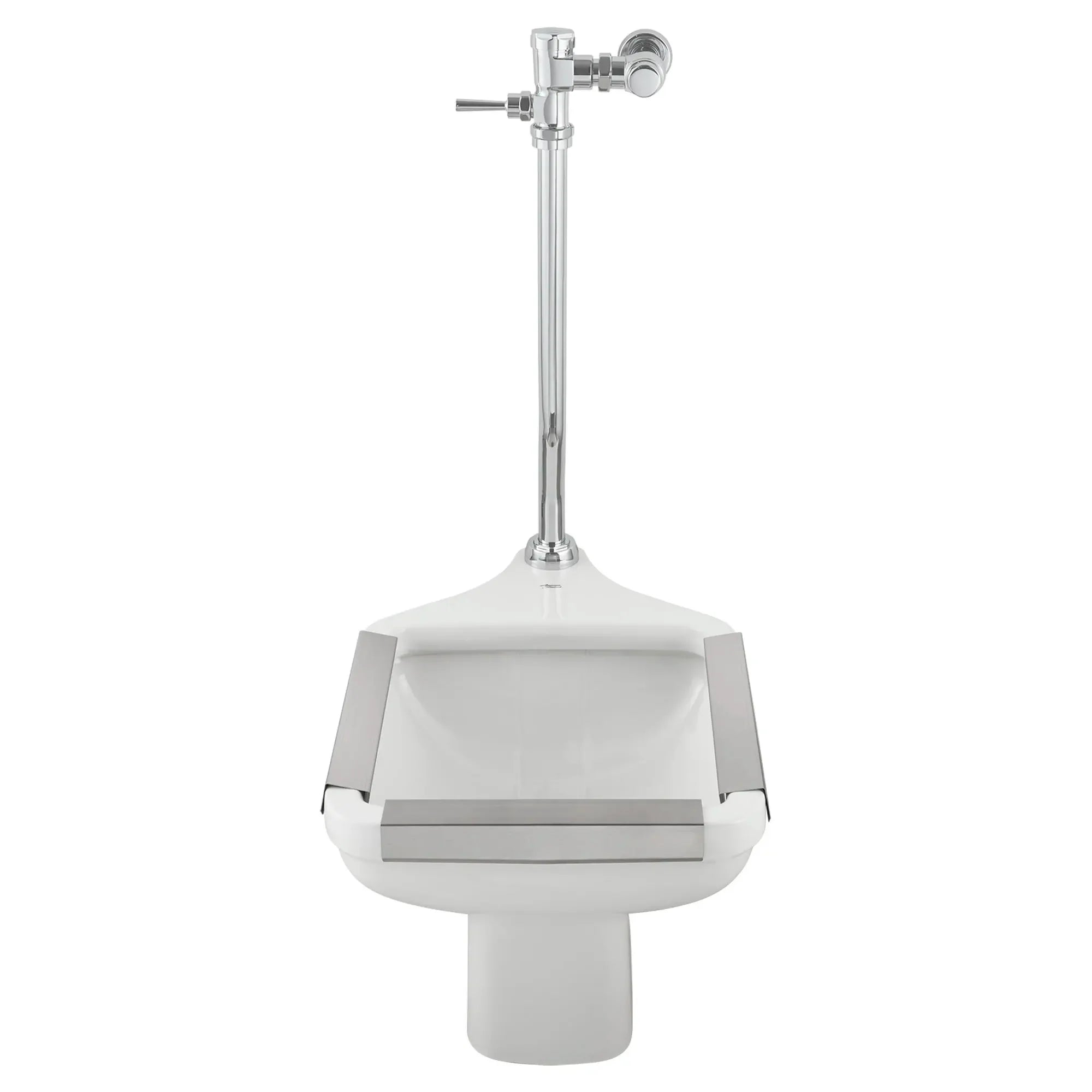 Ultima® - Robinets de chasse de lavabo de clinique, exposés, manuels à piston, 6,5 gpc/24,6 lpc, robinetterie de 24 po (610 mm) // CHROME POLI // 64570_9504999_7832504075_0376400020A_6047117002_M9641080020A_CDNwebp.webp