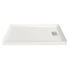 [A8002L-RHO.020] Studio 60 x 32-Inch Single Threshold Shower Base With Right-Hand Outlet - White