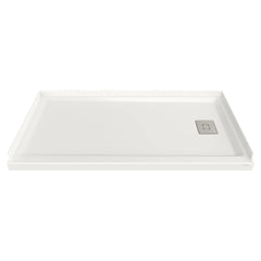 [A8002L-RHO.020] Studio 60 x 32-Inch Single Threshold Shower Base With Right-Hand Outlet - White