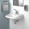Murro® Wall-Hung EverClean® Sink With Center Hole Only // WHITE // 65651_B_0955001EC020_04_CDNwebp.webp