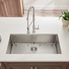 [18SB.10351800.075] Pekoe® 35 x 18-Inch Stainless Steel Undermount Single-Bowl Kitchen Sink - Stainless Steel