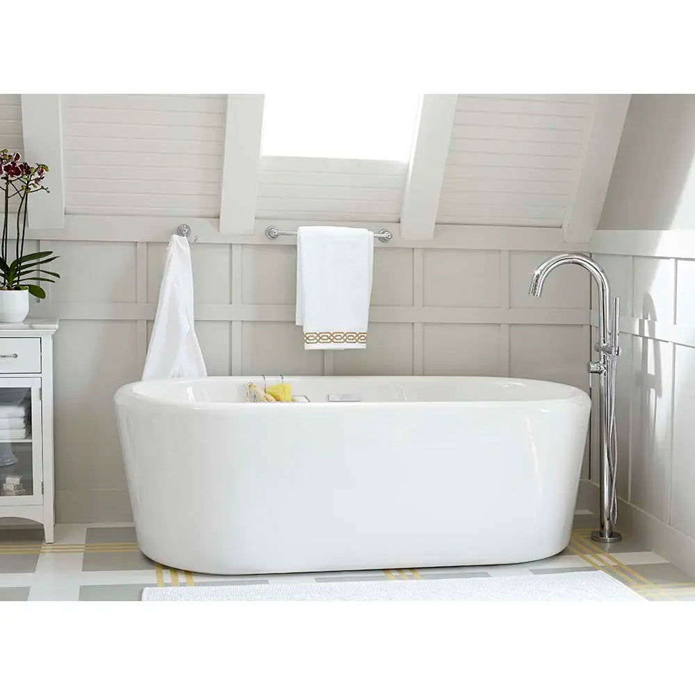 Baignoire autoportante Kipling Ovale 70 x 32 po avec renvoi central // BLANC // 65775_B_2767034020_2064951002_CDNwebp.webp