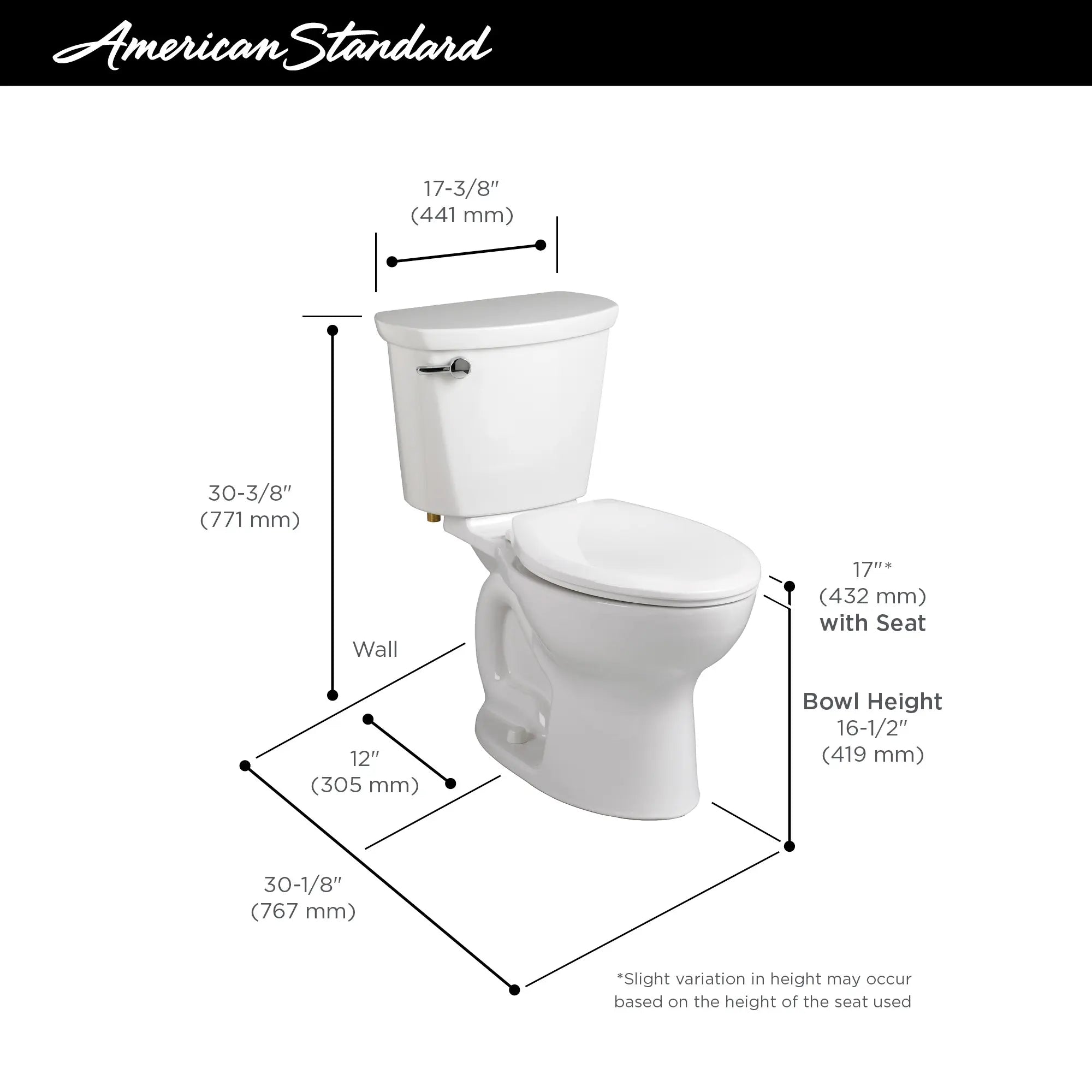 Toilette Cadet® PRO, 2 pièces, 1,6 gpc/6,0 lpc, à cuvette allongée à hauteur de chaise, sans siège // BLANC // 67112_AS_Cadet_PRO_Toilet_215AA004_Info_3_0_CDNwebp.webp