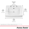 [9134008EC.020] Decorum® 21 x 20-1/4-Inch (533 x 514 mm) Wall-Hung EverClean® Sink With 8-Inch Widespread - White