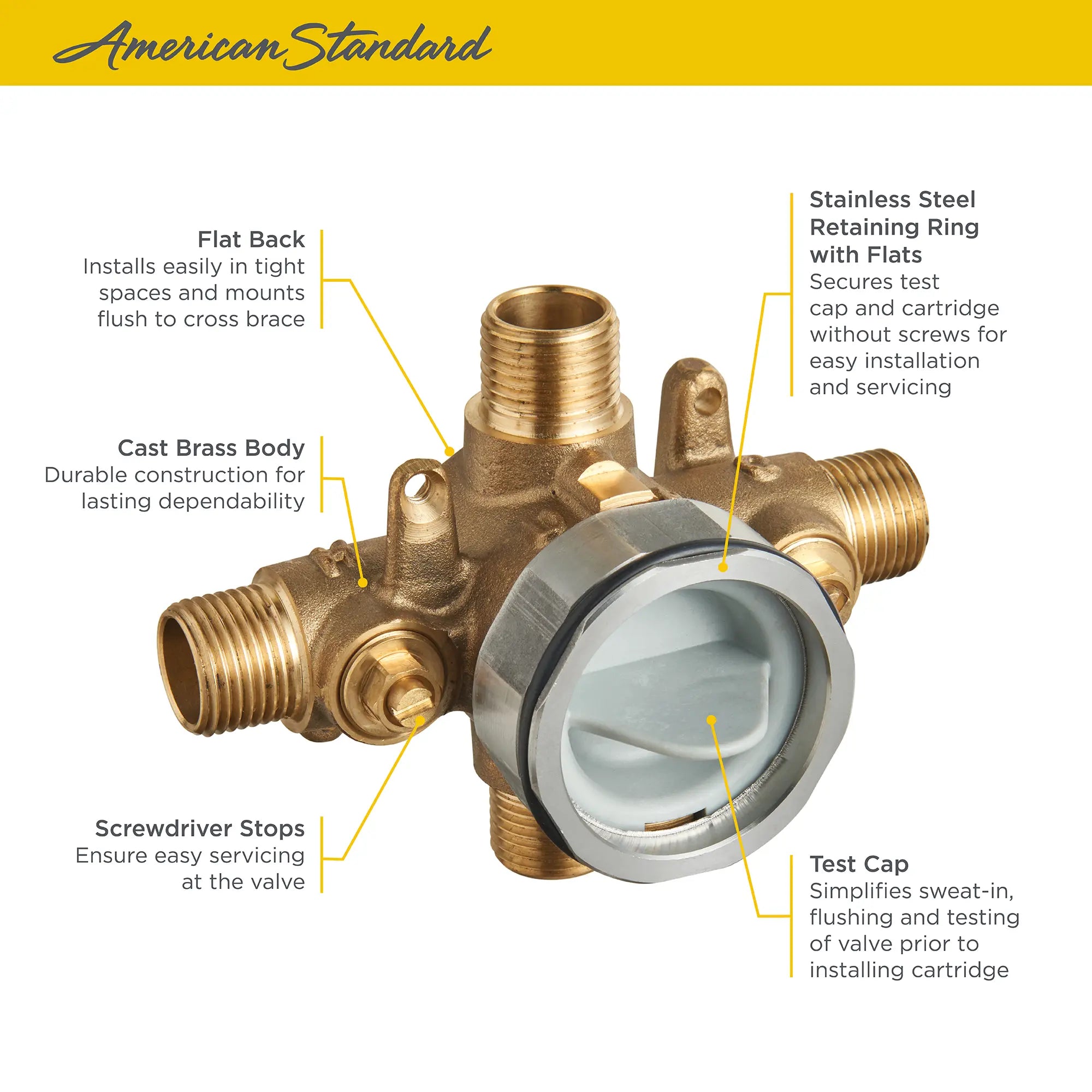 Flash® - Robinet brut de douche avec raccordements universels - robinets d’arrêt à tournevis // SANS FINI // 67528_Flash_Valve_RU101SS_Info_1_0_CDNwebp.webp