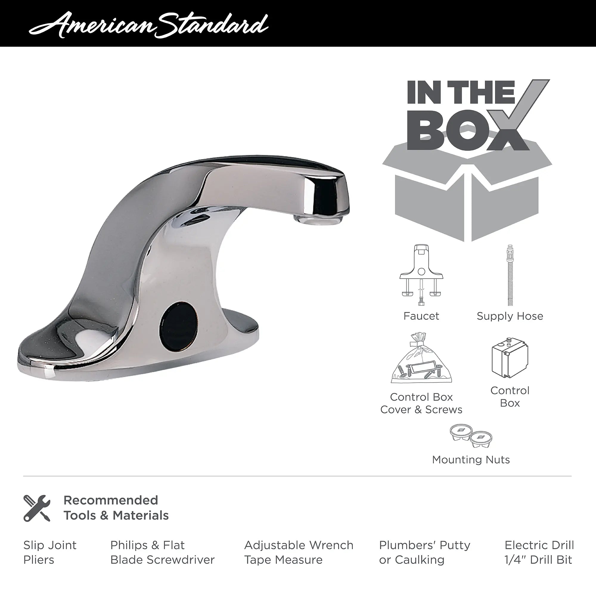Innsbrook Selectronic® - robinet sans contact, alimentation à pile, 0,5 gpm/1,9 L/min // CHROME POLI // 67685_2019_AS_Innsbrook_Bath_Faucet_6055205_Info_2_0_CDNwebp.webp
