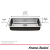 [18SB6301800S.075] Portsmouth® 30 x 18-Inch Stainless Steel Undermount Single-Bowl ADA Kitchen Sink - Stainless Steel