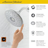 [9038374.002] Spectra® Touch 7-Inch 1.8 gpm/6.8 L/min Water-Saving Fixed Showerhead - Polished Chrome