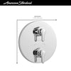 [T105740.243] Studio® S 2-Handle Thermostatic Valve Trim Kit - Matte Black