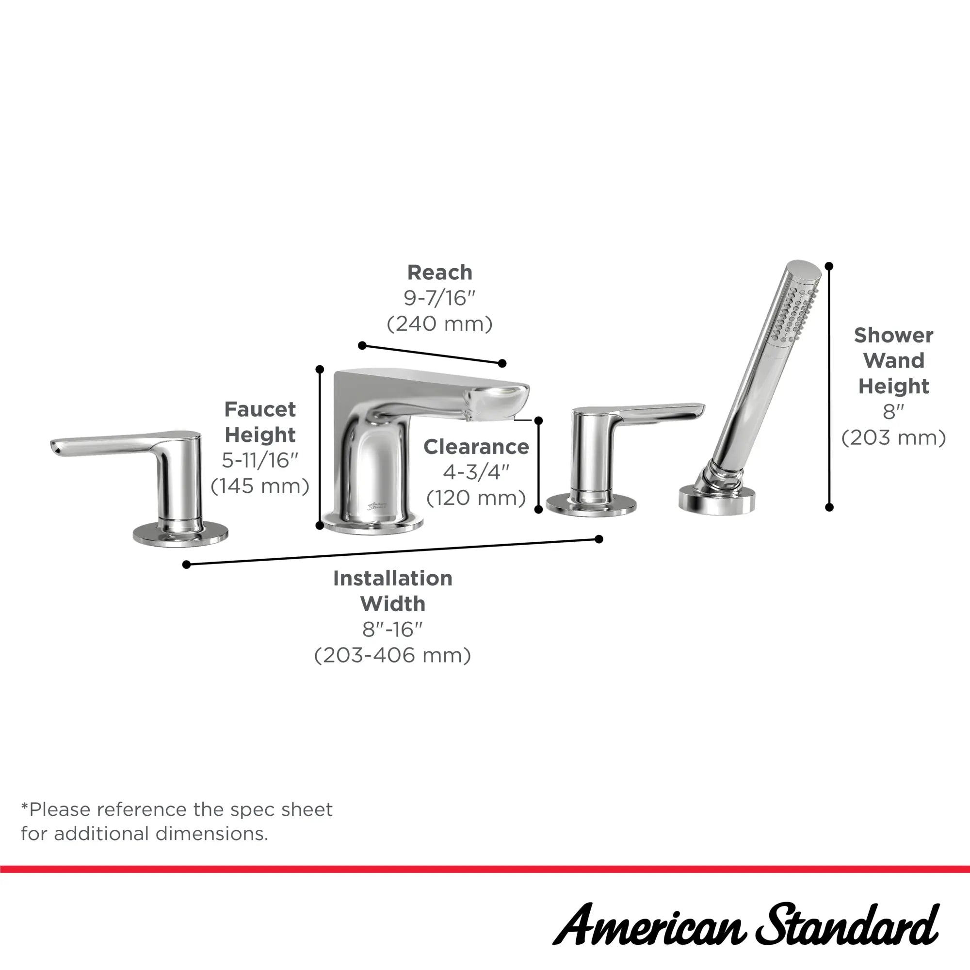 Studio® S - Robinet de baignoire avec poignées à levier et douchette pour robinet brut Flash® // NOIR MAT // 67969_StudioS_Infographic_T105901_0003_OCT2025_2_CDNwebp_f24e9f82-d679-481d-ac78-5b25efd47604.webp