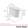 [2548A100.020] Studio® S One-Piece 1.0 gpf/3.8 Lpf Chair Height Elongated Toilet With Seat - White