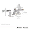 [7455801.002] Town Square® S 8-Inch Widespread 2-Handle Bathroom Faucet 1.2 gpm/4.5 L/min With Lever Handles - Polished Chrome
