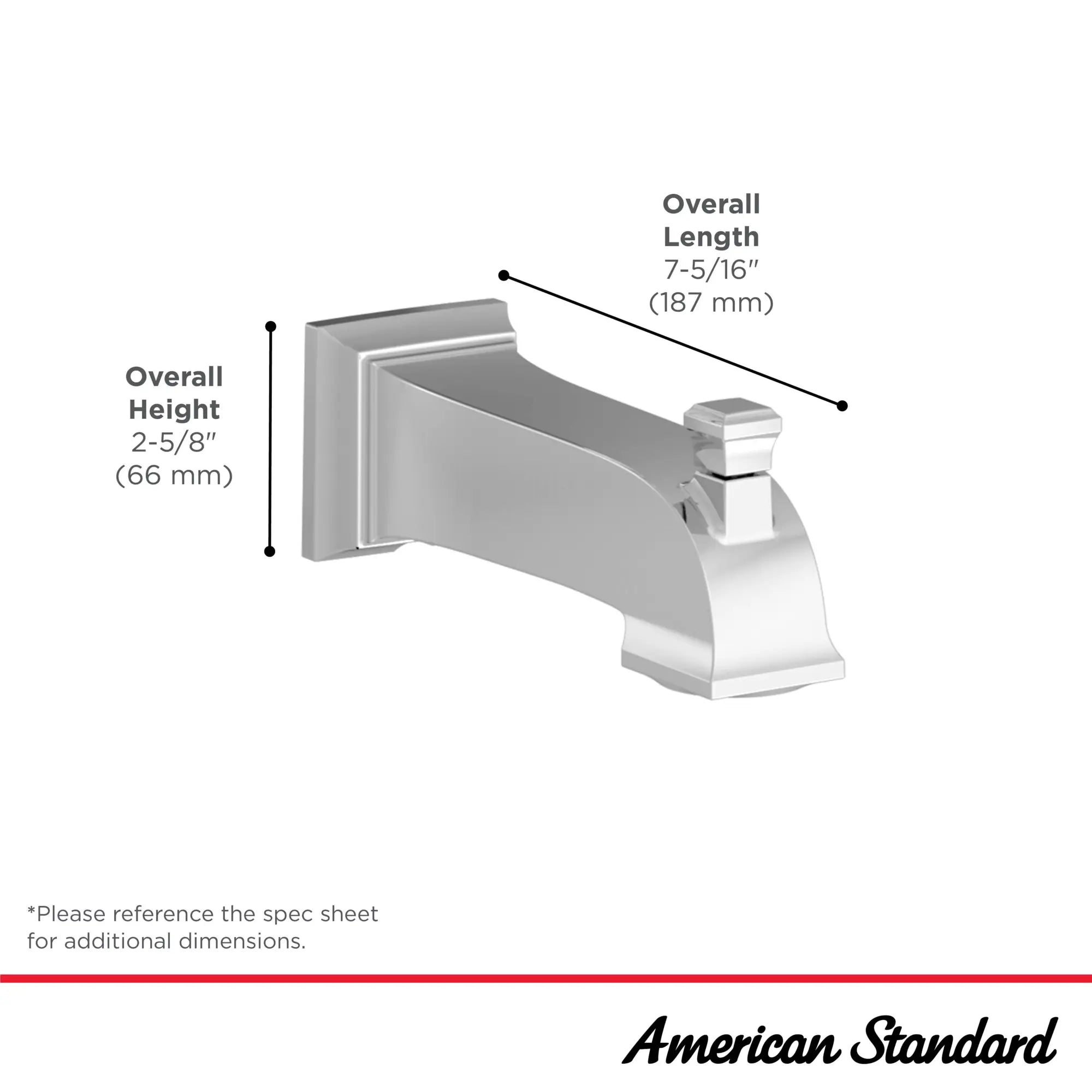 Bec de baignoire inverseur à emmancher Town SquareMC S // CHROME POLI // 68095_Town_Square_S_Infographic_8888109_0001_SEP2025_1_CDNwebp.webp