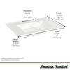 [0298008.020] Town Square® S Vanity Top with 8-Inch Widespread - White