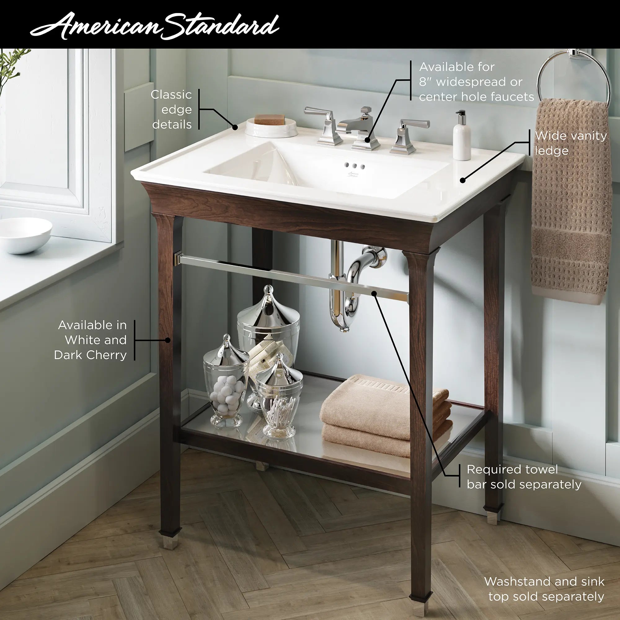 Table de toilette Town Square® S // BLANC // 68137_2019_AS_Town_Square_S_Bath_Sink_Washstand_9056030_Infographic_0_CDNwebp.webp
