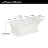 [2546004.020] Town Square® S 68 x 36-Inch Freestanding Bathtub Center Drain With Integrated Overflow - White