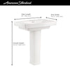 [0328400.020] Townsend® 4-Inch Centerset Pedestal Sink Top and Leg Combination - White