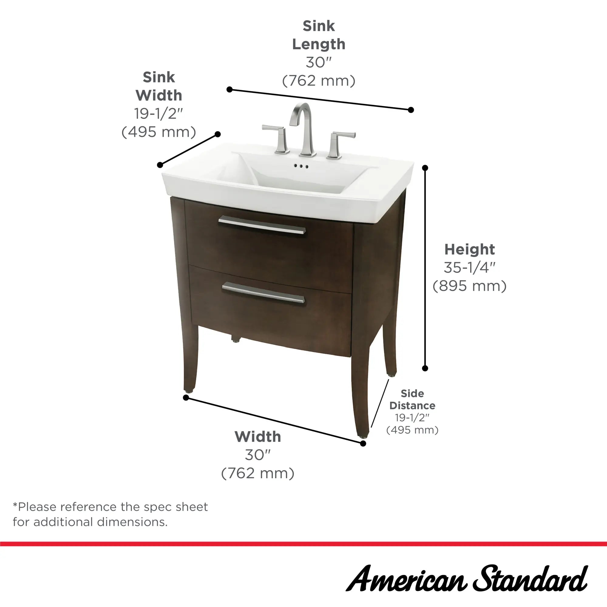 Meuble-lavabo pour lavabo American Standard® Townsend® // BLANC // 68206_Townsend_Infographic_9036030_0001_SEPT2025_1_CDNwebp.webp