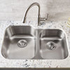 Portsmouth® 32 x 21-Inch Stainless Steel Undermount Double-Bowl Kitchen Sink // STAINLESS STL // 68487_B-18CR9322100S075-_4285300075_4285300F15075_CDNwebp.webp