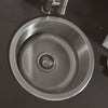 Portsmouth® 16 x 16-Inch Stainless Steel Undermount Round Single-Bowl Kitchen Sink // STAINLESS STL // 68992_B-18SB7001600S075_CDNwebp.webp