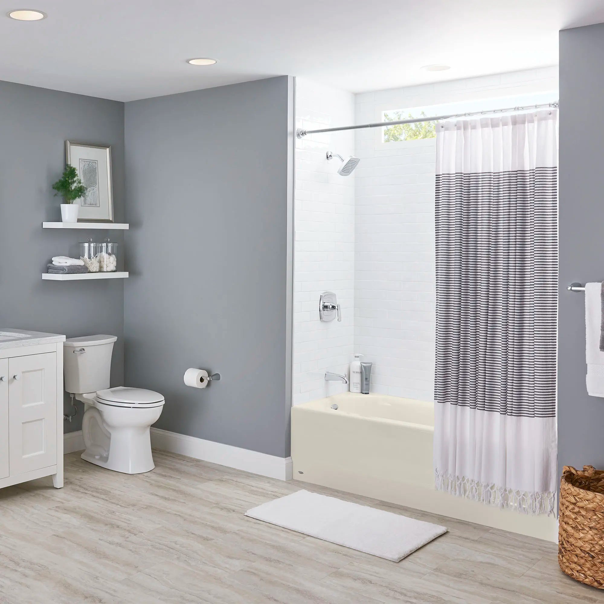 Baignoire Princeton® Americast® 60 x 30 po avec tablier intégré, plomberie hors-sol et renvoi à gauche // LIN // 70352_B-2392202222_CDNwebp.webp