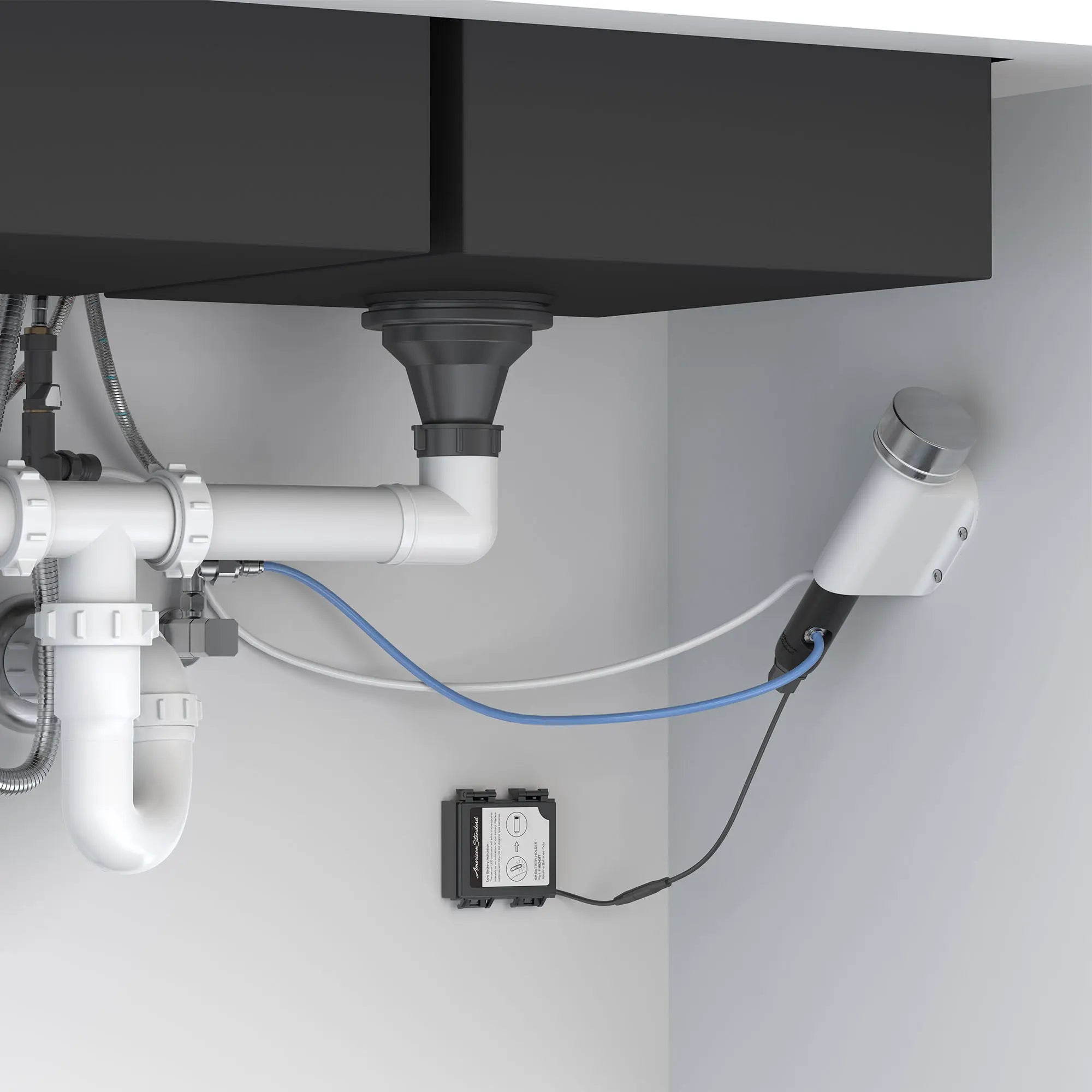 Robinet de cuisine rétractable Saybrook® à monocommande et jet double, 1,5 gpm, avec filtre // CHROME POLI // 73206_B-4902330.075_4_CDNwebp.webp