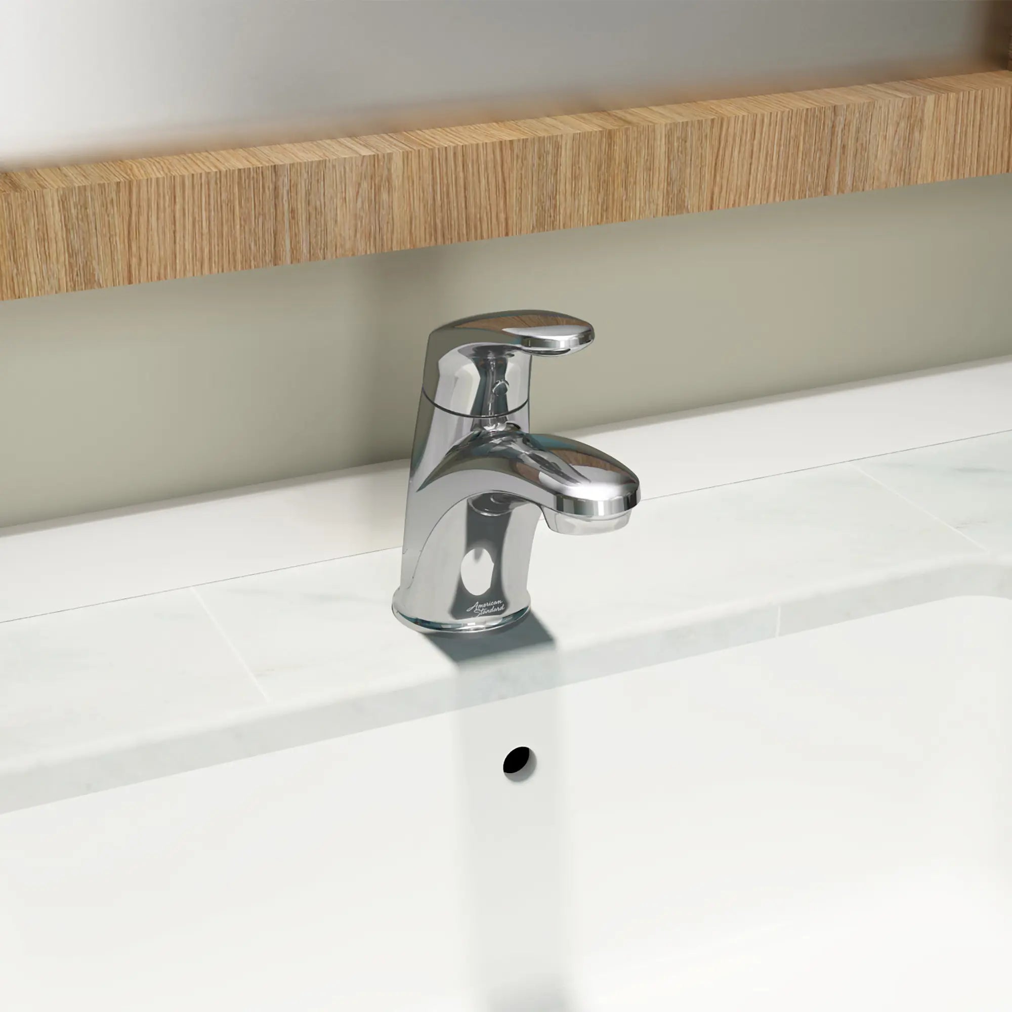 Colony® PRO - Robinet de salle de bain monotrou à poignée unique 1,2 gpm/4,5 L/min avec poignée à levier // CHROME POLI // 76340_B-7075100002_CDNwebp.webp