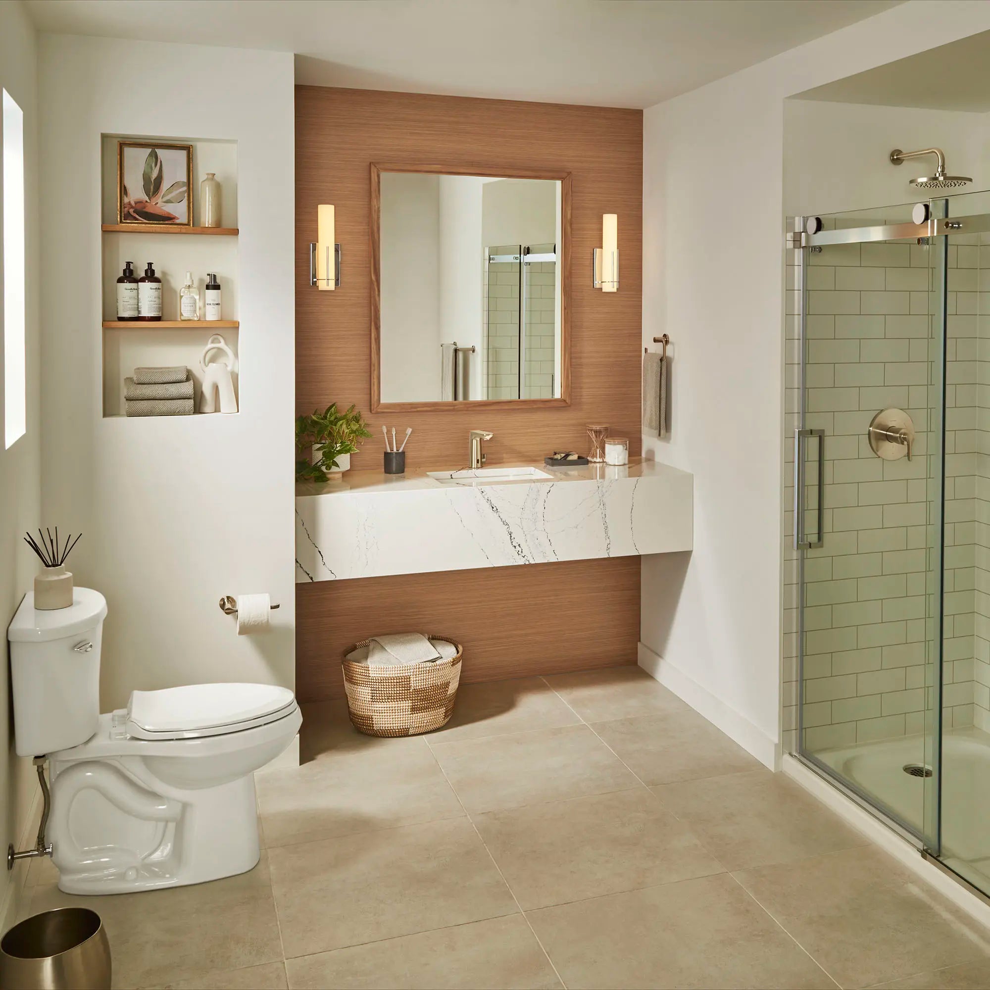 Pomme de douche à effet pluie à économie d'eau Studio® S 1,8 gpm/6,8 L/min 8 pouces // 1.8 GPM / NICKEL BROSSÉ // 80223_B-773CA101.020_0618000.020_P2969SWT.375_AM801703400.213_A8011T-LHO.020_TU105501.295_7105190.295_7105230.295_7105018.295_7105210.295_1660527.295_0_CDNwebp.webp