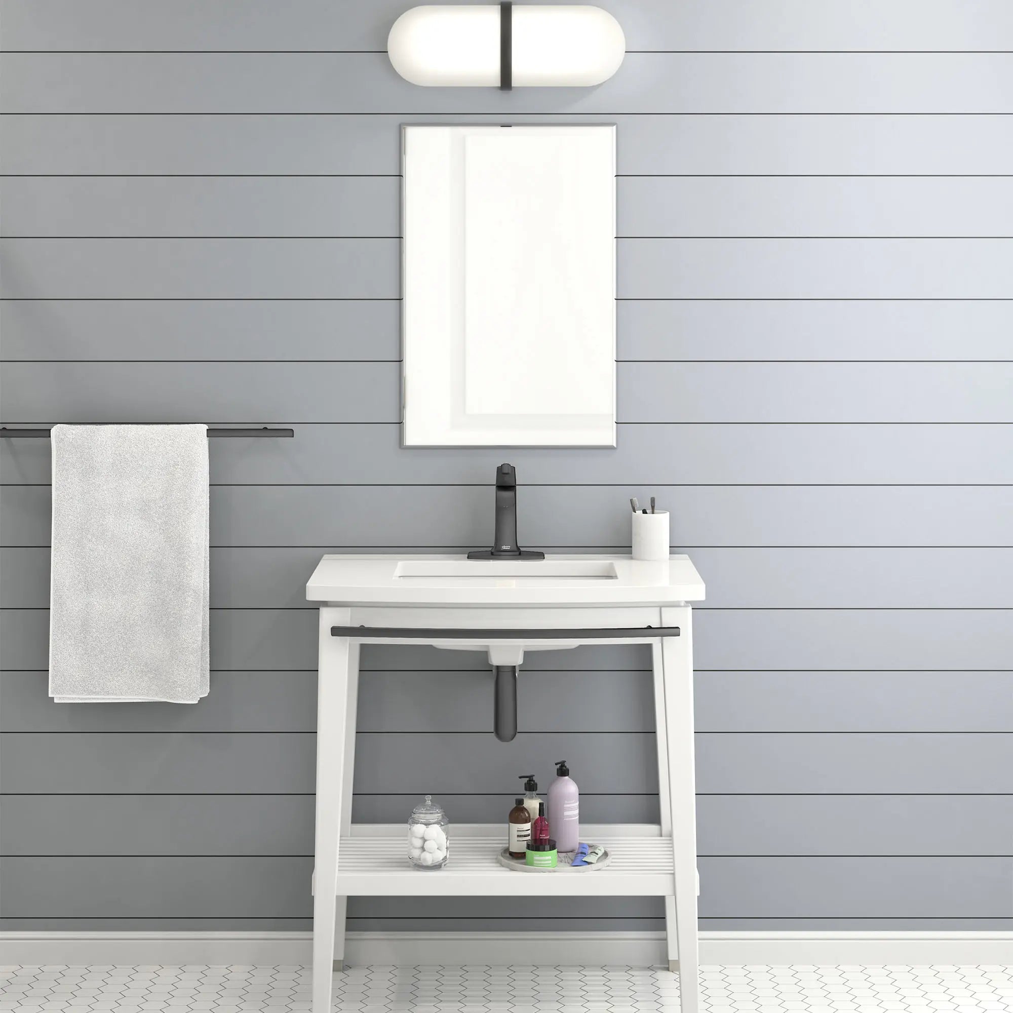 Townsend® - Robinet de salle de bain monotrou à poignée unique 1,2 gpm/4,5 L/min avec poignée à levier // NOIR MAT // 81901_B-9039030.020_0329.001.020_7353101.243_3749000.243_CDNwebp.webp