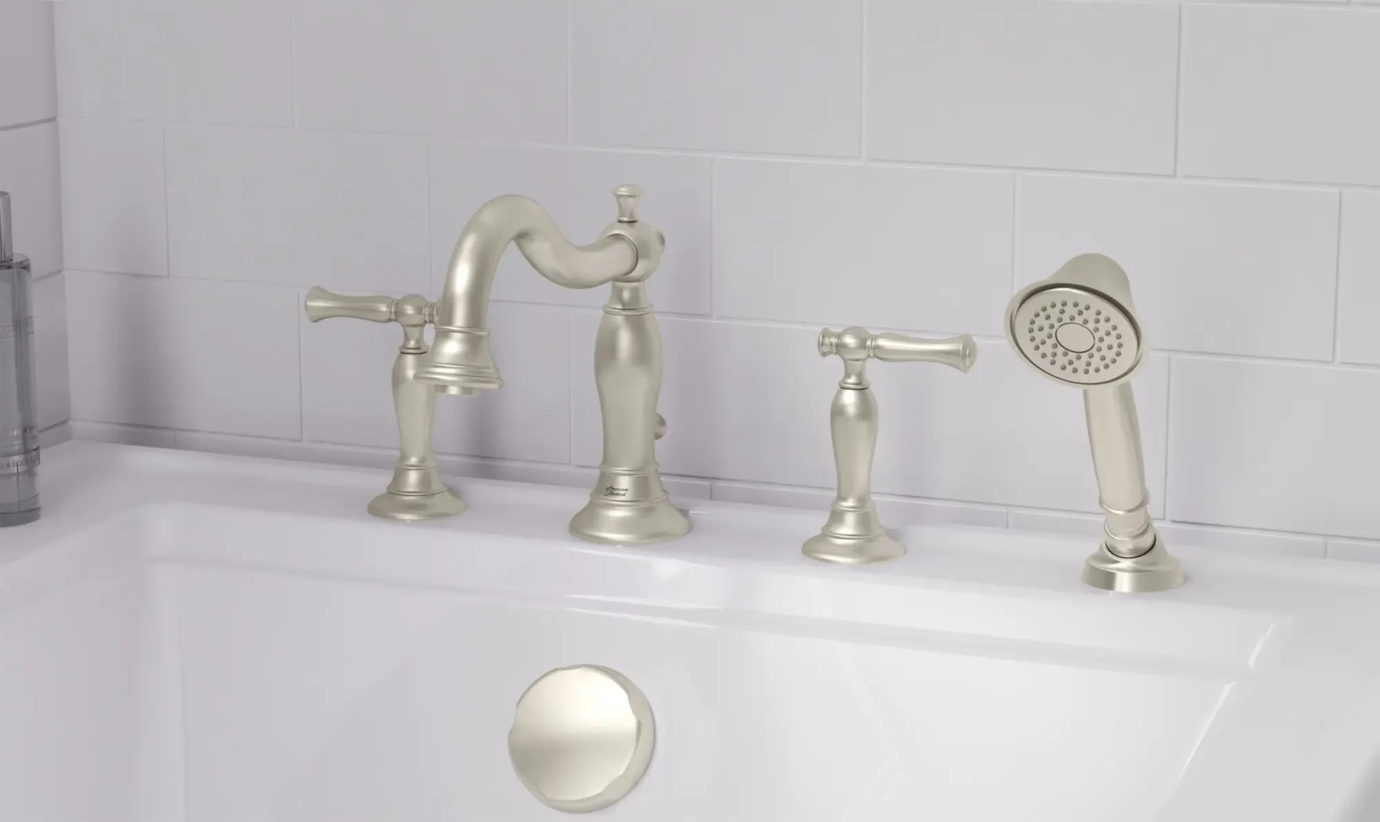 Quentin -  Robinet de baignoire avec douchette for Flash® Rough-In Valve With Lever Handles // NICKEL BROSSÉ // 87294_B-T440901295_CDNwebp.webp