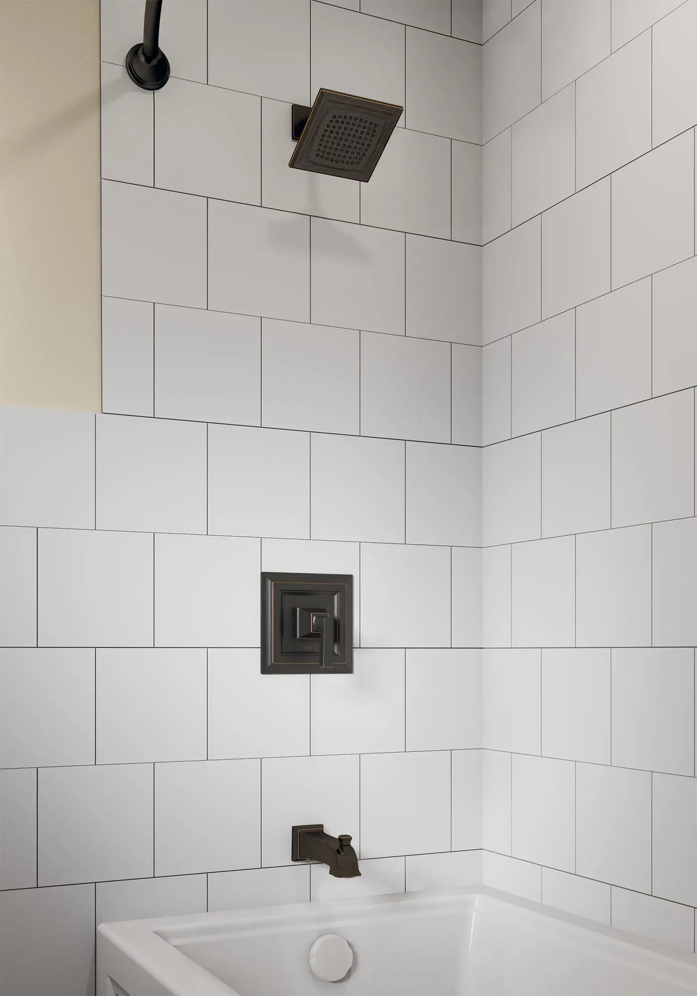 Town Square® S - Bec de baignoire avec inverseur, IPS, 6-3/4 po // BRONZE LEGACY // 87315_B-T455502278_CDNwebp.webp