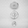 [TU052502.002] Delancey® 2.5 gpm/9.4 L/min Tub and Shower Trim Kit With 4-Function Showerhead and Lever Handle - Polished Chrome