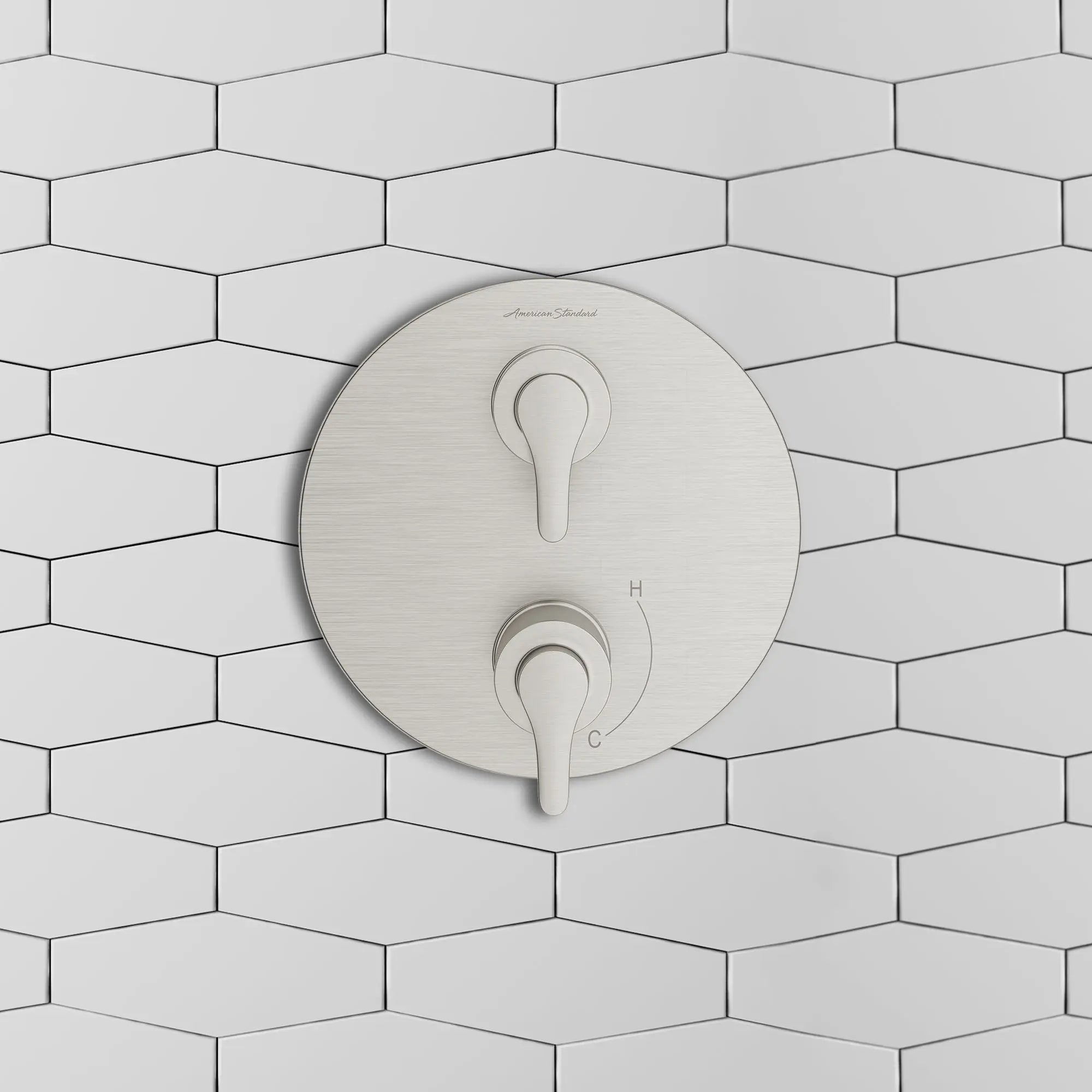 Studio® S - garniture d'inverseur de douche intégrée à 2 poignées seulement // NICKEL BROSSÉ // 88021_B-TU105740.295_CDNwebp.webp