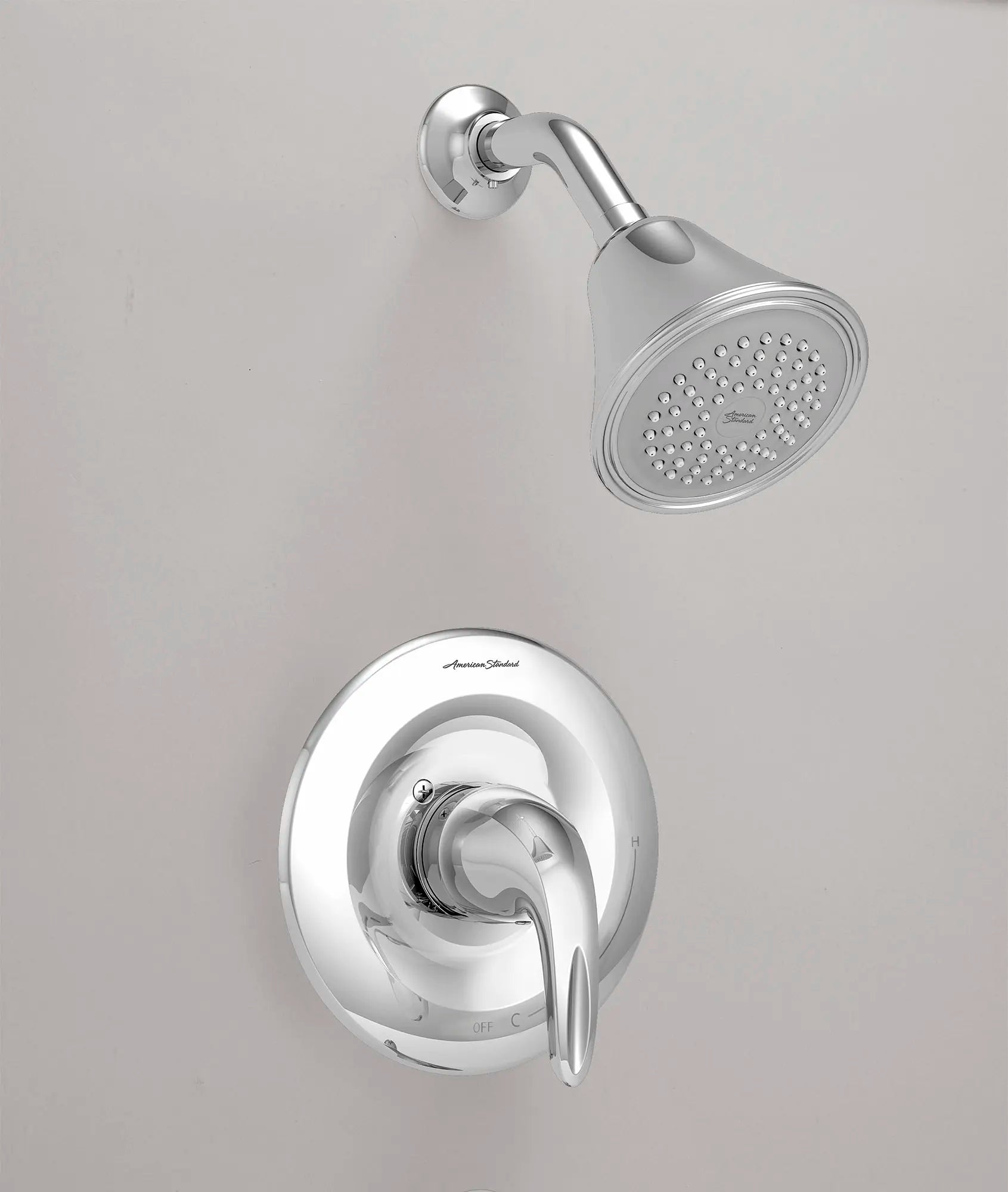 Reliant 3® - Ensemble de robinetterie pour douche 2,5 gpm/9,5 L/min incluant une pomme de douche, une cartouche à pression équilibrée en double céramique et une poignée à levier // CHROME POLI // 88260_B-TU385501002_CDNwebp.webp