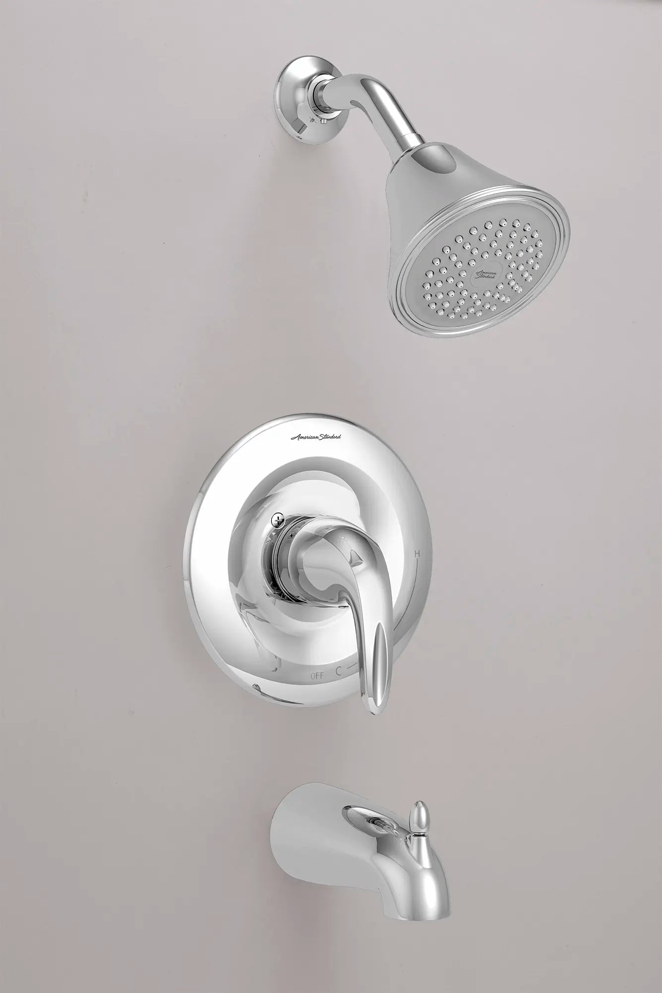 Reliant 3® - Ensemble de robinetterie pour baignoire/douche 2,5 gpm/9,5 L/min incluant une pomme de douche, une cartouche à pression équilibrée en double céramique et une poignée à levier // CHROME POLI // 88272_B-TU385502002_1_CDNwebp.webp