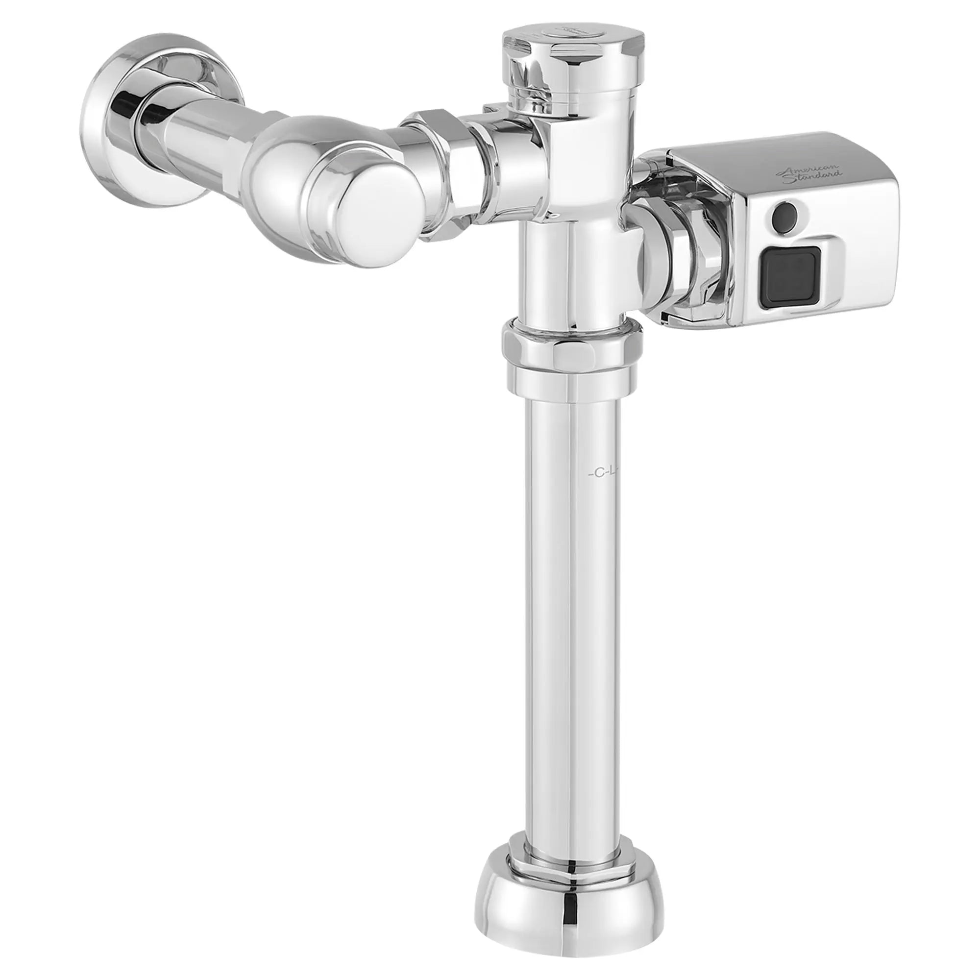 Ultima® -  Robinet de chasse d'eau à capteur sans contact, de type à piston, 1,28 gpc/4,8 lpc // CHROME POLI // 97417_FV_6047SM121.002_3_4_CDNwebp.webp